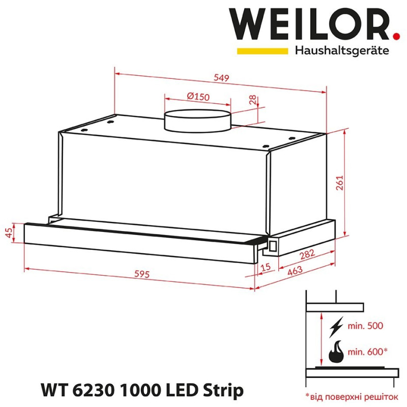 WEILOR WT 6230 I 1000 LED Strip