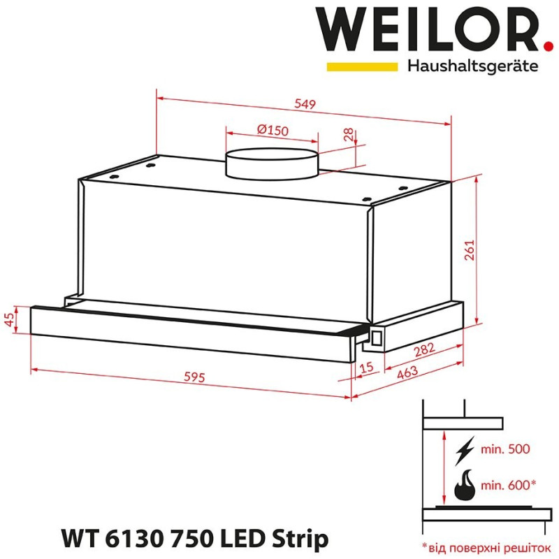 WEILOR WT 6280 I 1200 LED Strip