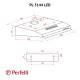 Вытяжка Perfelli PL 5144 BL LED