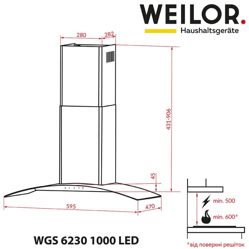 WEILOR WGS 6230 BL 1000 LED