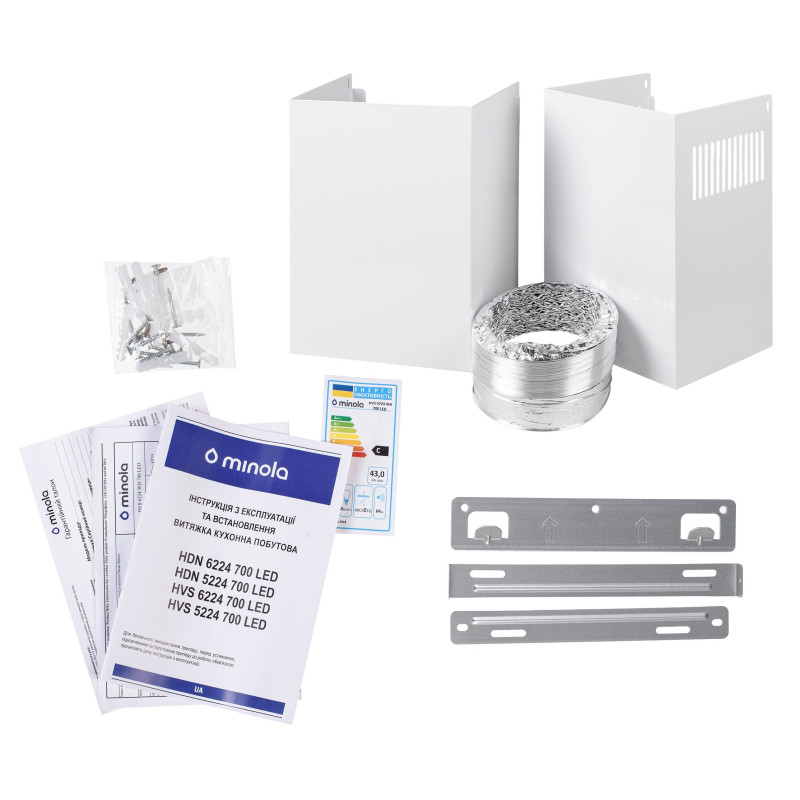 Вытяжка Minola HDN 5224 WH 700 LED