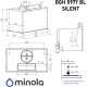 Вытяжка Minola BGH 5977 BL Silent