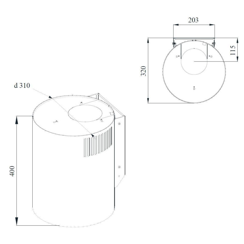 Витяжка Gunter&Hauer MARGARETKA BL
