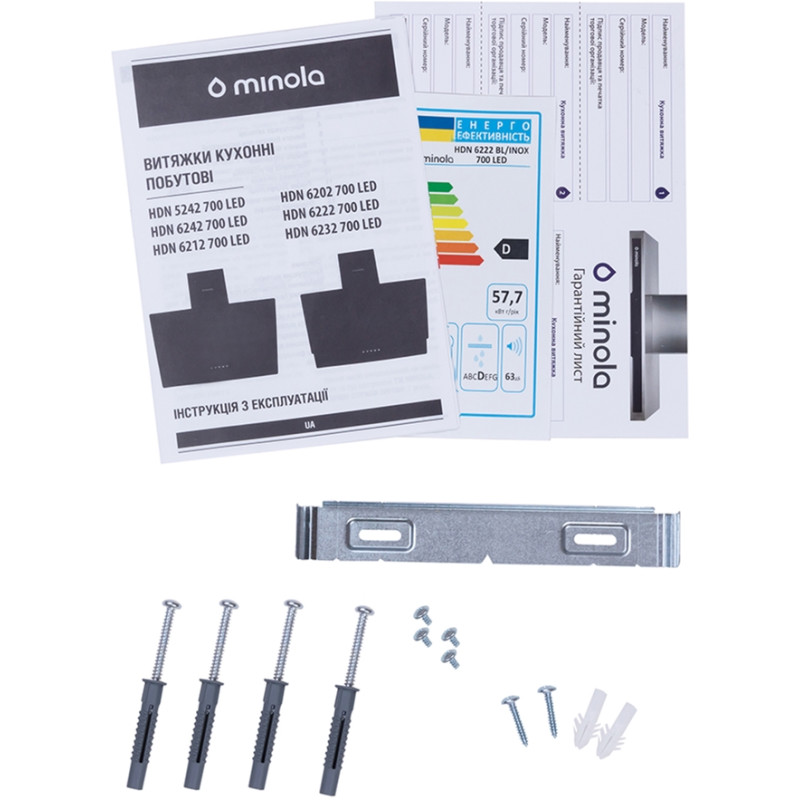 Minola HDN 6222 BL/INOX 700 LED