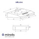 Вытяжка Minola HPL 614 WH