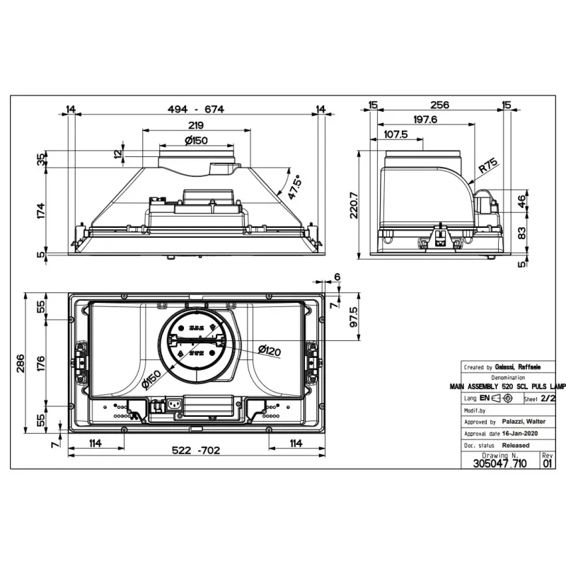 Витяжка Faber INKA ICH SS A52 (I.SMART HCS) (305.0599.323)