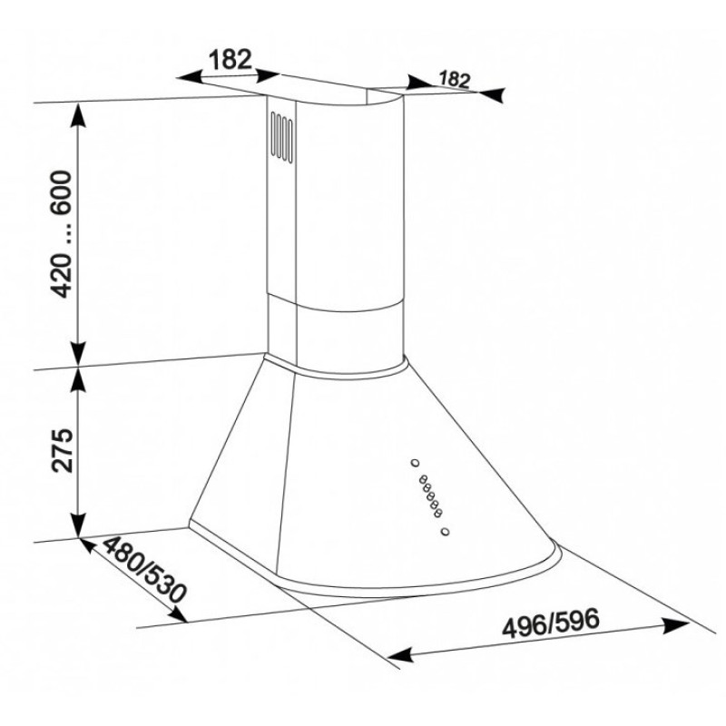 Вытяжка ELEYUS Viola 750 50 BG