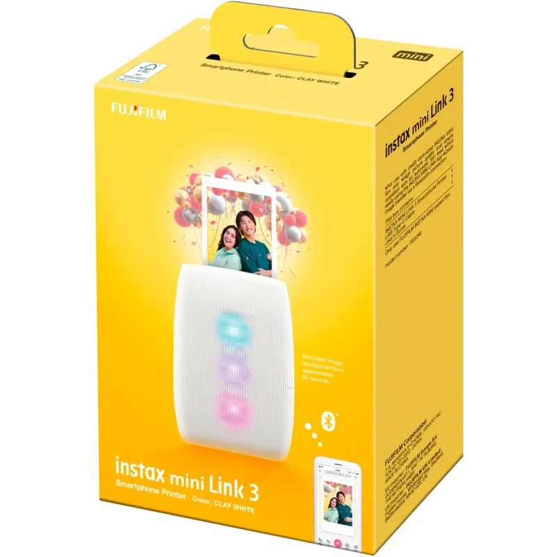 Fujifilm Instax Mini Link 3 Clay White (16832077)