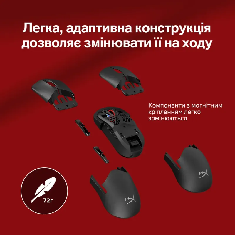 Комп'ютерна миша HyperX Pulsefire Saga Pro Black (A2PB2AA)