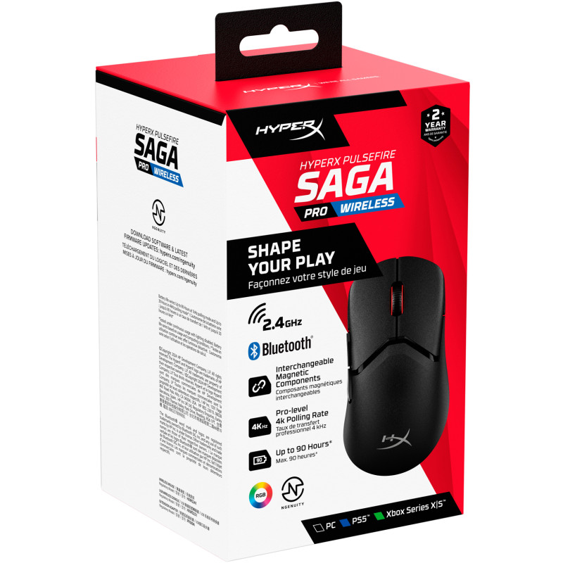 Компьютерная мышь HyperX Pulsefire Saga Pro Black (A2PB2AA)