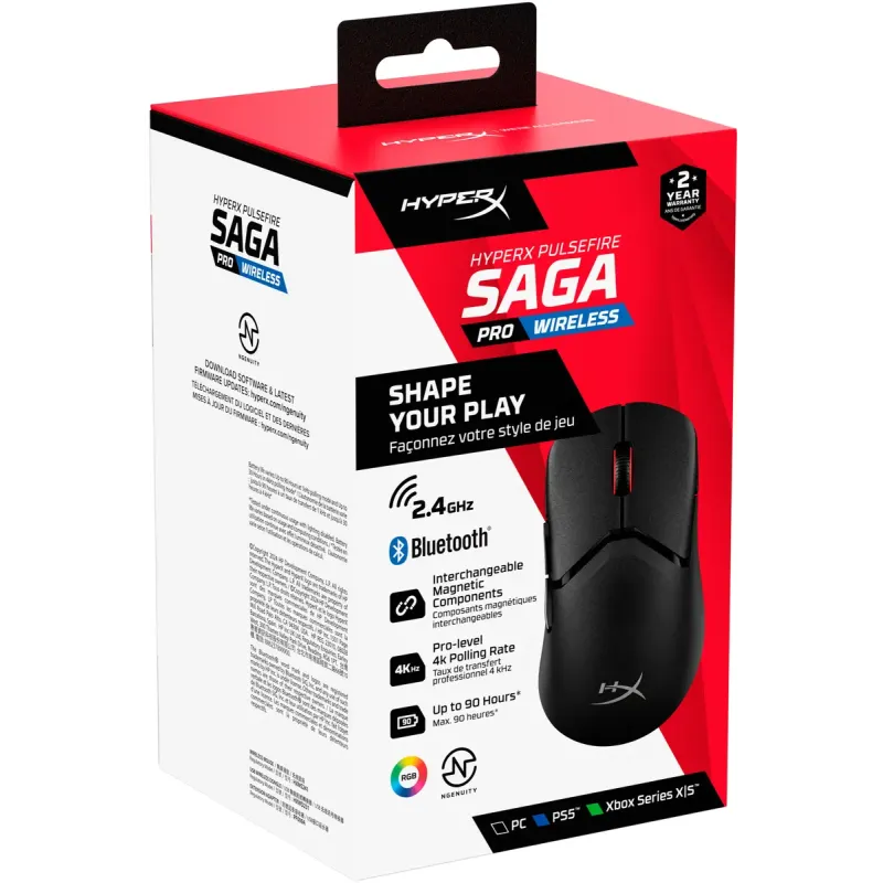 Комп'ютерна миша HyperX Pulsefire Saga Pro Black (A2PB2AA)