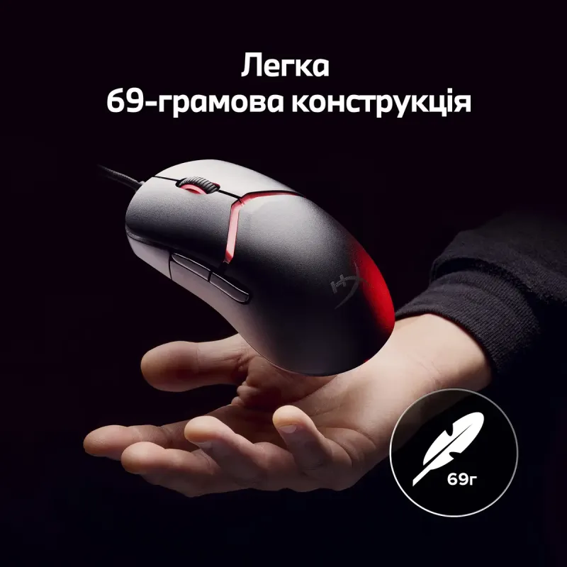 Комп'ютерна миша HyperX Pulsefire Saga Black (A2PB3AA)