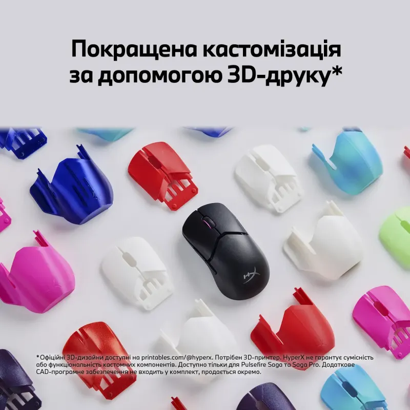 Комп'ютерна миша HyperX Pulsefire Saga Black (A2PB3AA)