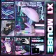 Компьютерная мышь Attack Shark X1, Wireless/Bluetooth, 40000dpi. (PAW3395PRO), 6кн., White (X1W_AS)