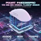 Компьютерная мышь Attack Shark X1, Wireless/Bluetooth, 40000dpi. (PAW3395PRO), 6кн., White (X1W_AS)