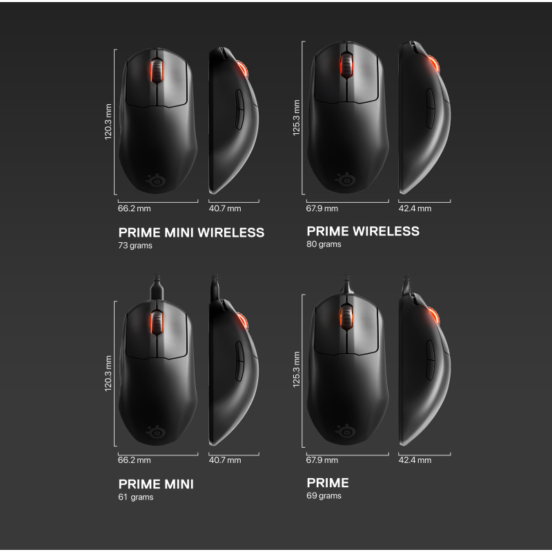 SteelSeries Prime Mini WL Black (62426)
