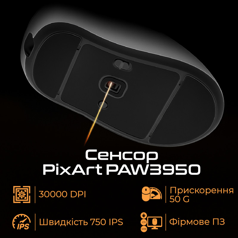 Компьютерная мышь RAWM  ER21pro.black