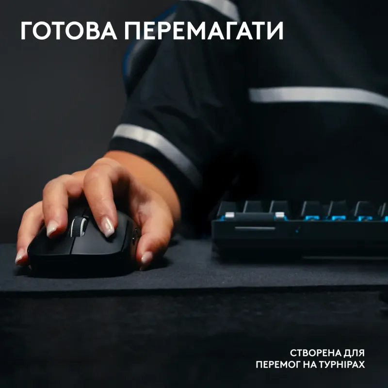 Комп'ютерна миша Logitech G Pro X Superlight 2 Lightspeed Wireless Black (910-006630)