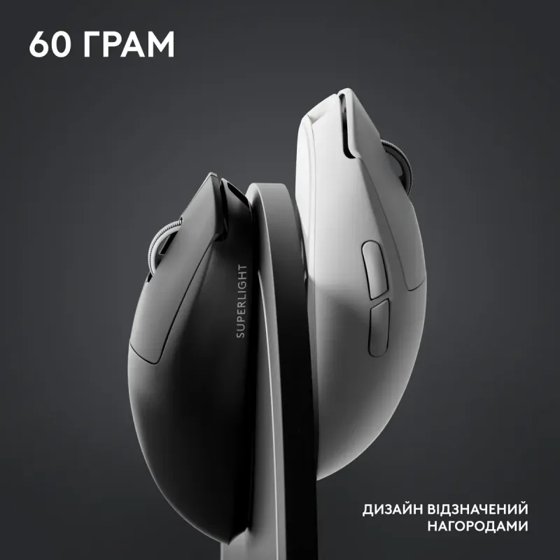 Комп'ютерна миша Logitech G Pro X Superlight 2 Lightspeed Wireless Black (910-006630)
