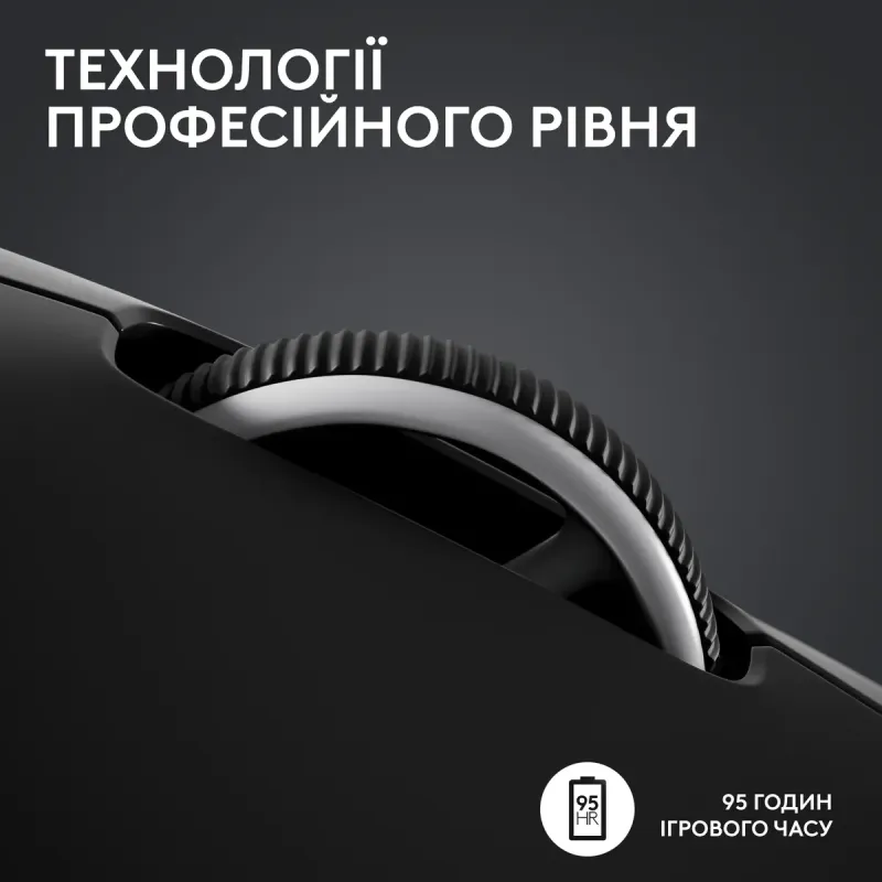 Комп'ютерна миша Logitech G Pro X Superlight 2 Lightspeed Wireless Black (910-006630)