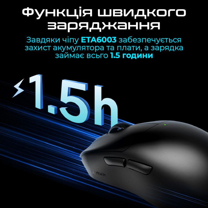 Компьютерная мышь RAWM  ES21pro.black