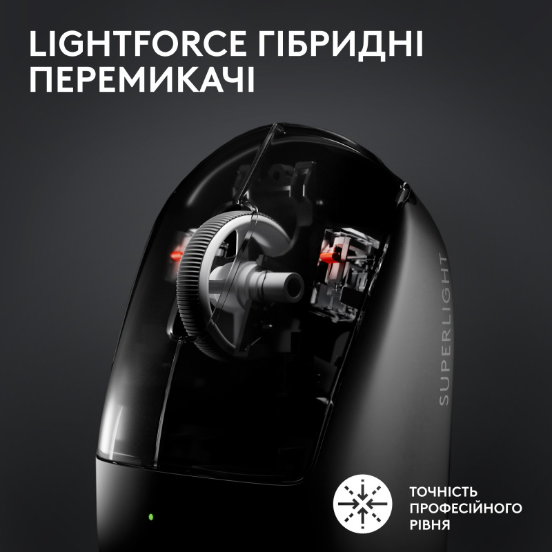 Комп'ютерна миша Logitech G Pro X Superlight 2 Lightspeed Wireless White (910-006638)