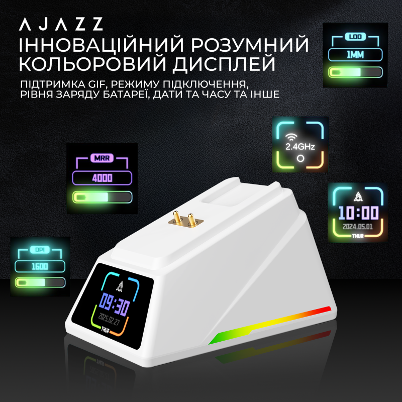 Компьютерная мышь Ajazz AJ159 APEX White (AJM159-A-W)