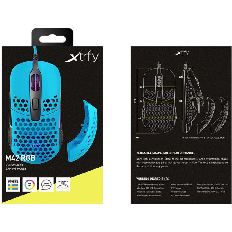 Xtrfy M42 RGB Miami Blue (XG-M42-RGB-BLUE)