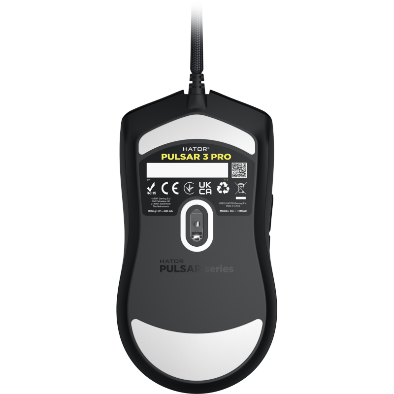 Комп'ютерна миша HATOR Pulsar 3 Pro Black (HTM620)