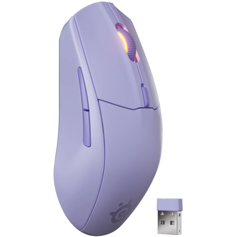 Комп'ютерна миша SteelSeries Rival 3 Gen 2 Wireless Lavender (62525)