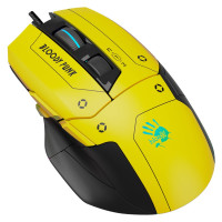 Компьютерная мышь Bloody W70 Max USB Punk Yellow