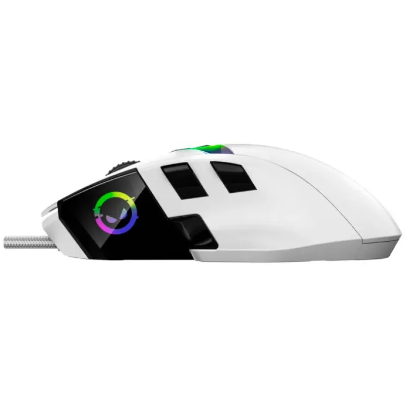 Комп'ютерна миша Lorgar MSP80 Wired Gaming Mouse Pro White (LRG-MSP80-WH)