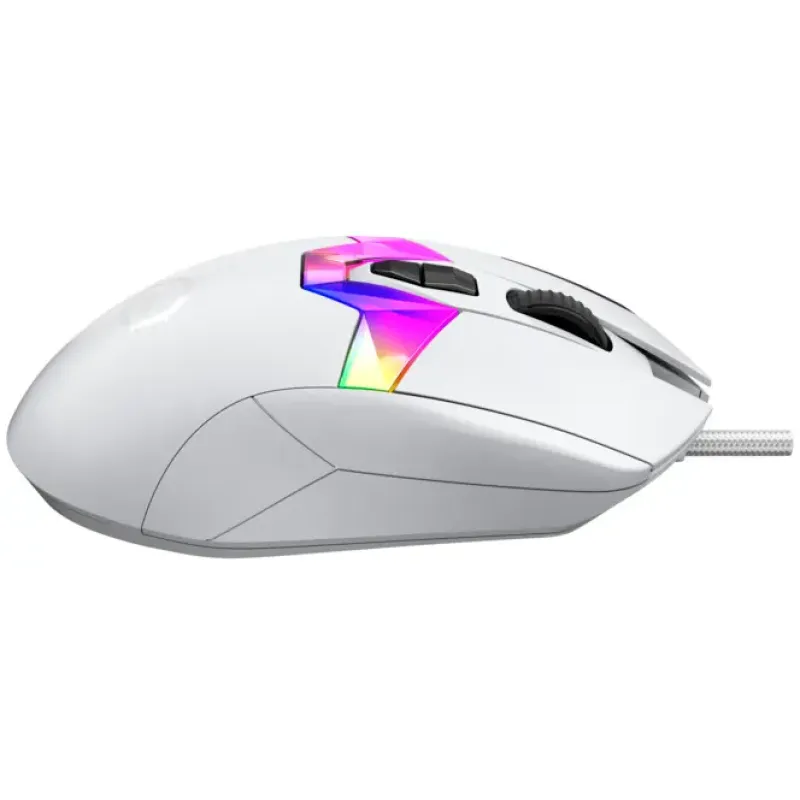 Комп'ютерна миша Lorgar MSP80 Wired Gaming Mouse Pro White (LRG-MSP80-WH)