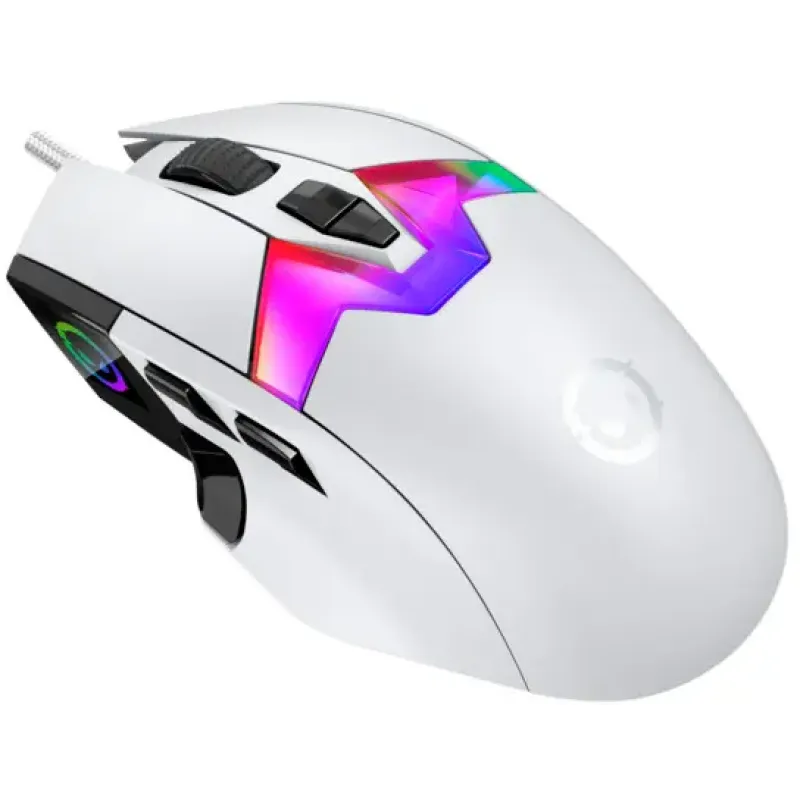 Комп'ютерна миша Lorgar MSP80 Wired Gaming Mouse Pro White (LRG-MSP80-WH)