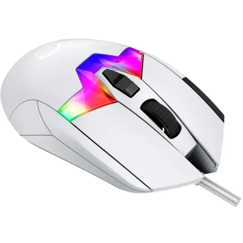 Комп'ютерна миша Lorgar MSP80 Wired Gaming Mouse Pro White (LRG-MSP80-WH)