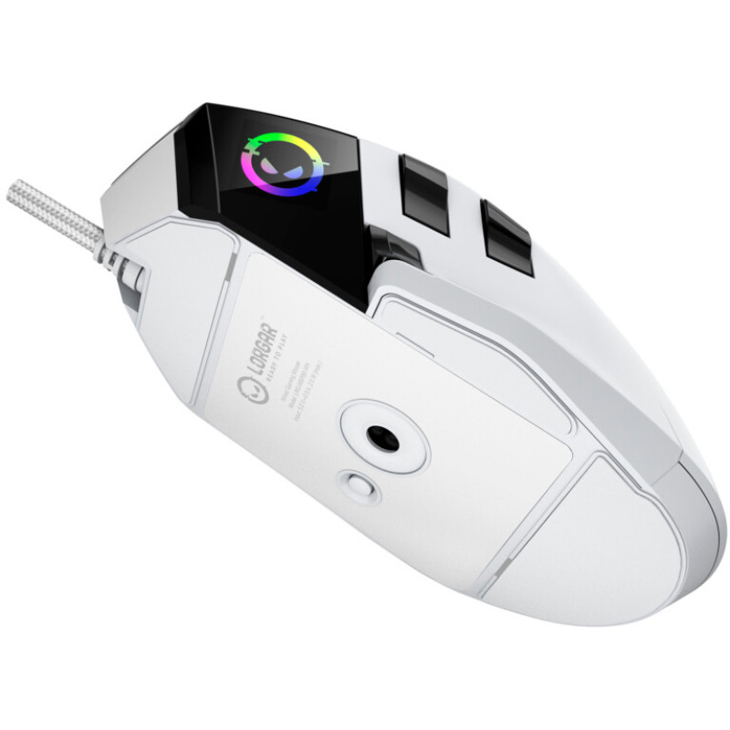 Lorgar MSP80 Wired Gaming Mouse Pro White (LRG-MSP80-WH)