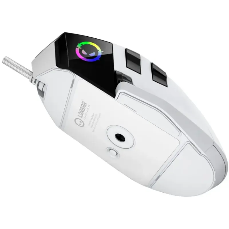 Комп'ютерна миша Lorgar MSP80 Wired Gaming Mouse Pro White (LRG-MSP80-WH)