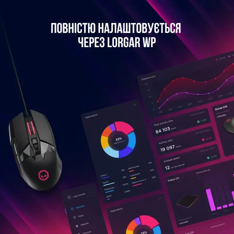 Компьютерная мышь Lorgar Stricter 579 (LRG-GMS579)