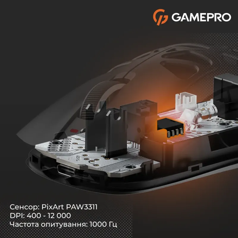Компьютерная мышь GamePro Genesis Hollow (GM870HW)