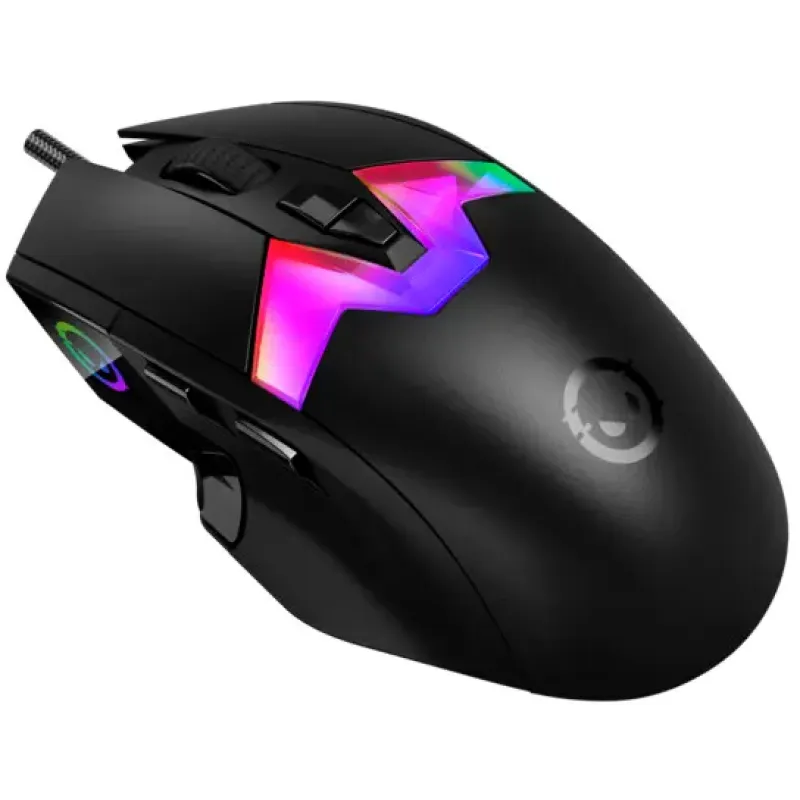Комп'ютерна миша Lorgar MSP80 Wired Gaming Mouse Pro Black (LRG-MSP80-BK)
