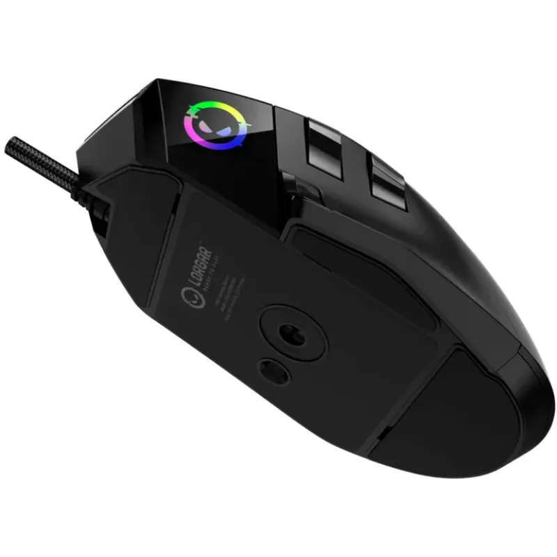 Комп'ютерна миша Lorgar MSP80 Wired Gaming Mouse Pro Black (LRG-MSP80-BK)