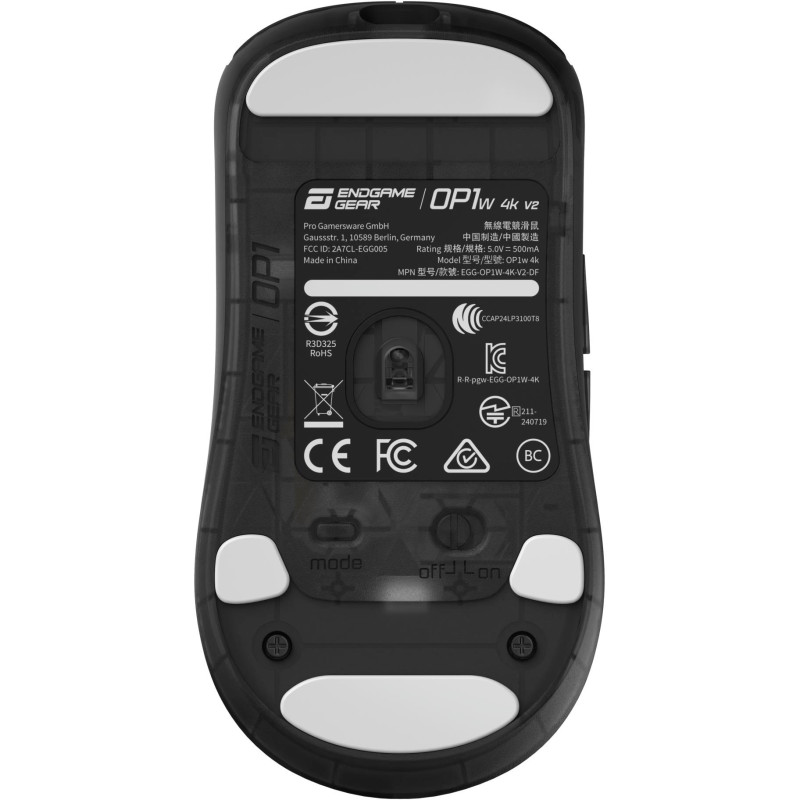 Комп'ютерна миша Endgame Gear OP1w 4k v2 Wireless Dark Frost (PGW-EG-MOU-073)