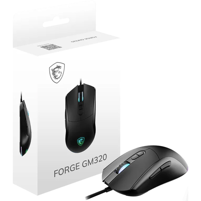 Комп'ютерна миша MSI Forge GM320 Black (S12-0402420-HH9)