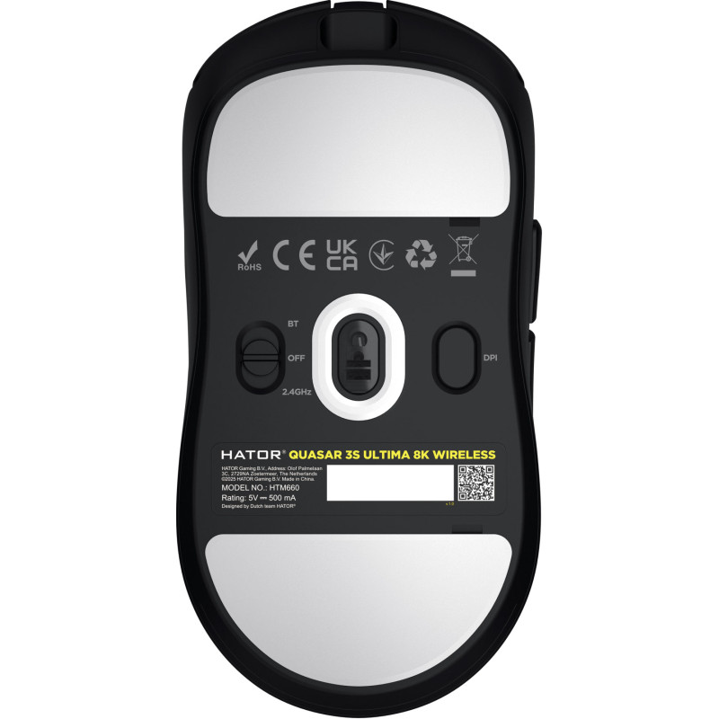 Компьютерная мышь Hator Quasar 3S Ultima 8K Wireless Black (HTM660)