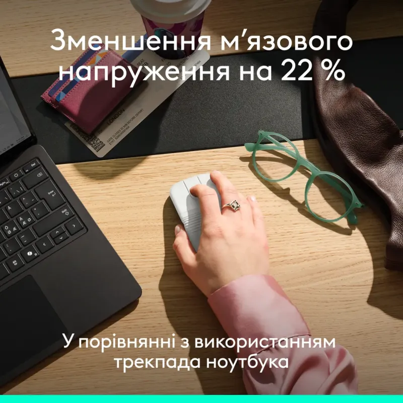 Компьютерная мышь Logitech Mobi Fold Bluetooth Off-White (910-007631)