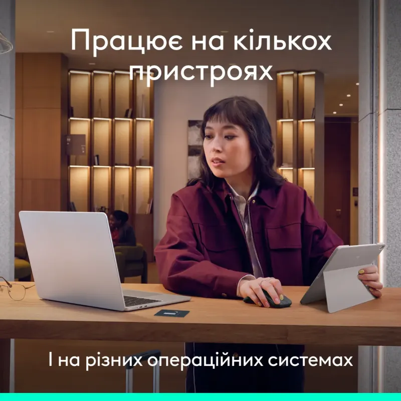 Компьютерная мышь Logitech Mobi Fold Bluetooth Off-White (910-007631)