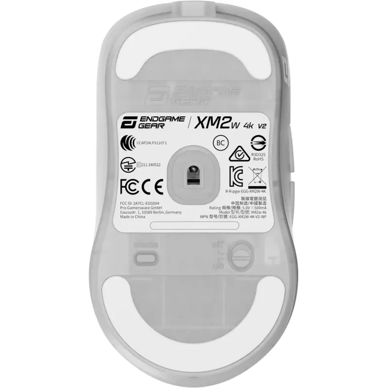 Компьютерная мышь Endgame Gear XM2w 4k v2 Wireless White Frost (PGW-EG-MOU-082)