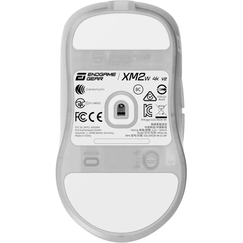 Компьютерная мышь Endgame Gear XM2w 4k v2 Wireless White Frost (PGW-EG-MOU-082)