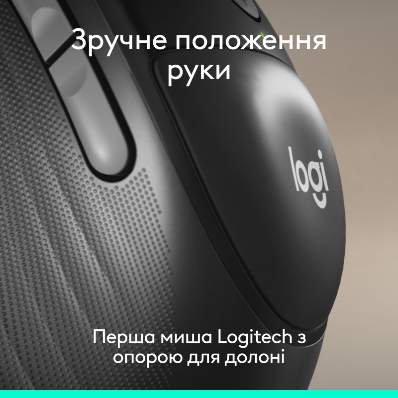 Комп'ютерна миша Logitech Signature Comfort Plus M850L Wireless/USB-C Graphite (910-007715)
