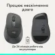Комп'ютерна миша Logitech Signature Comfort Plus M850L Wireless/USB-C Graphite (910-007715)